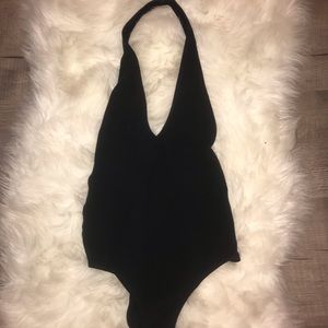 American apparel halter body suit